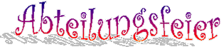 Abteilungsfeier
