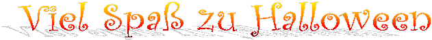 Viel Spaß zu Halloween