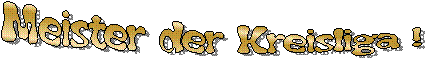 Meister der Kreisliga !